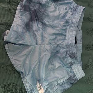The North Face Light Blue Patterned Shorts